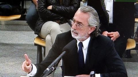 Francisco Correa durante el macrojuicio por la 'trama G&uuml;rtel'