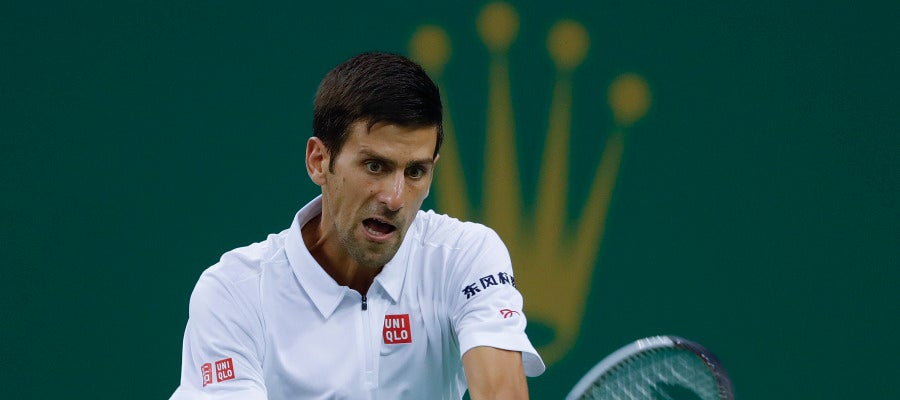 Novak Djokovic, en el Masters de Shanghái Novak Djokovic, en el Masters de Shanghái