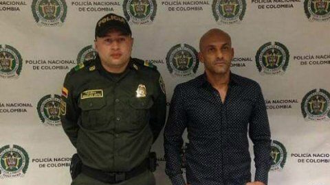Diego Le&oacute;n Osorio, detenido en Colombia por llevar coca&iacute;na