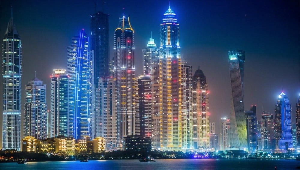 Dubái, de noche