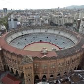 Vista de la plaza de toros de la Monumental de Barcelona
