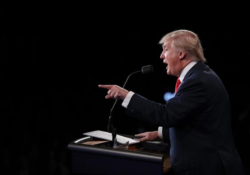Donald Trump: "Acataré el resultado electoral si gano" Donald Trump: "Acataré el resultado electoral si gano"