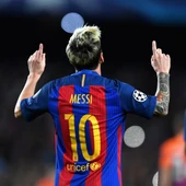 Leo Messi celebra un gol ante el Manchester City Leo Messi celebra un gol ante el Manchester City