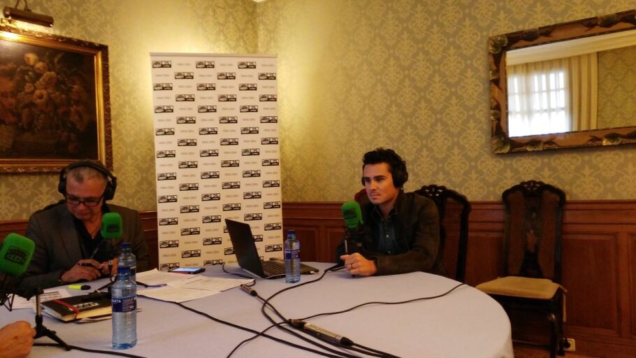 Javier G&oacute;mez Noya con Juan Ram&oacute;n Lucas