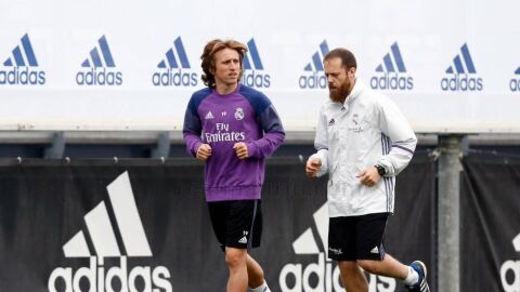 Luka Modric, en Valdebebas