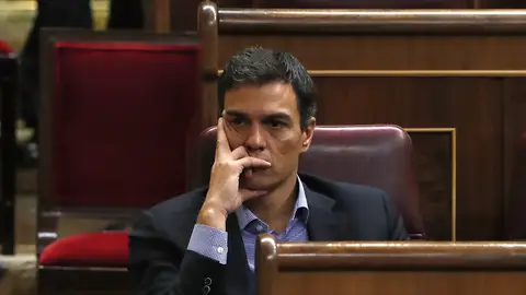 El exsecretario general del PSOE Pedro Sánchez El exsecretario general del PSOE Pedro Sánchez