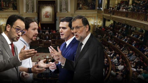 Sesi&oacute;n de investidura en el Congreso de los Diputados