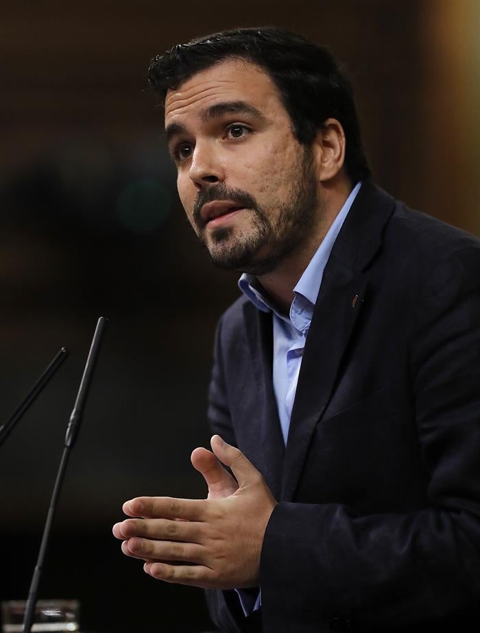 Alberto Garzón: "La aplicación de la ley, en sentido estricto, agrava las cosas en Cataluña" Alberto Garzón: "La aplicación de la ley, en sentido estricto, agrava las cosas en Cataluña"
