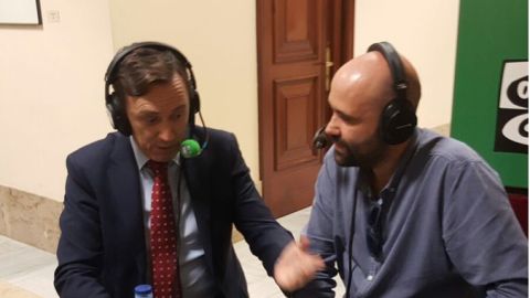Rafael Hernando con David del Cura