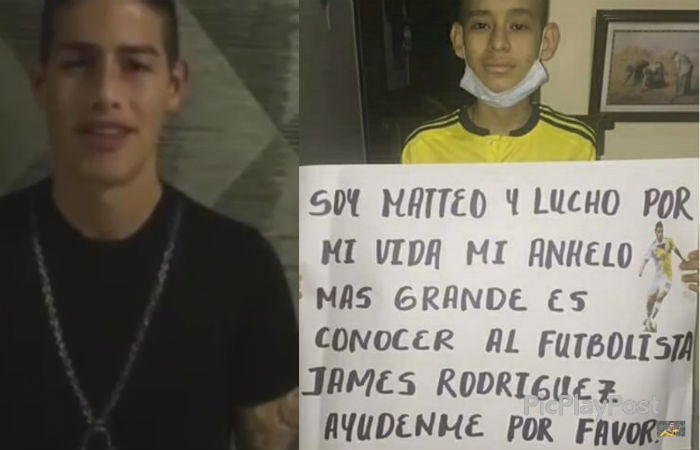 Muere Mateo Restrepo, el niño con cáncer que cumplió su sueño de conocer a James Rodríguez Muere Mateo Restrepo, el niño con cáncer que cumplió su sueño de conocer a James Rodríguez