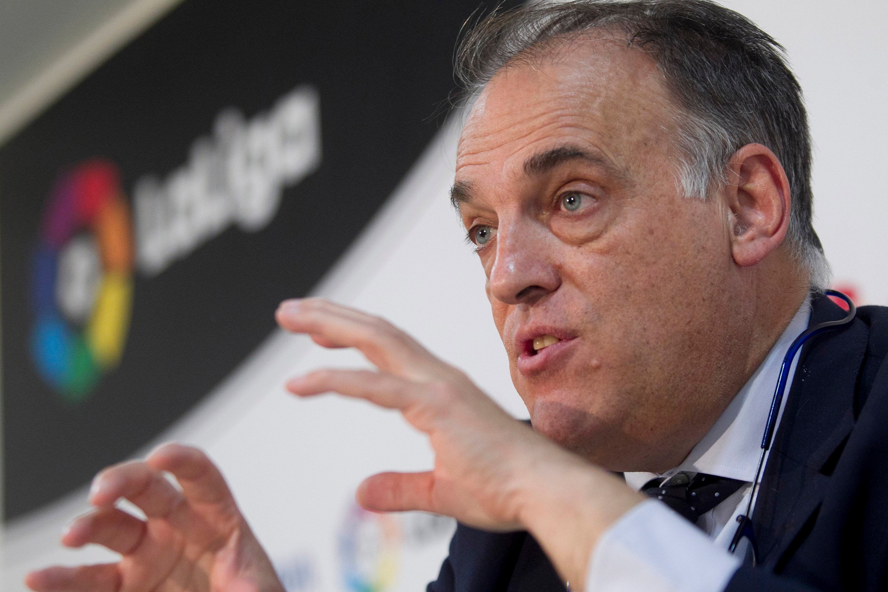 Tebas, sobre el presunto maltrato de Lucas Hernández a su pareja: "Hay que ver las circunstancias y los hechos" Tebas, sobre el presunto maltrato de Lucas Hernández a su pareja: "Hay que ver las circunstancias y los hechos"