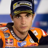 Dani Pedrosa, durante una rueda de prensa Dani Pedrosa, durante una rueda de prensa