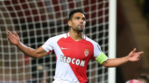 Falcao, con el M&oacute;naco