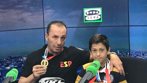 Francisco Egea y su hijo, V&iacute;ctor Mart&iacute;nez.