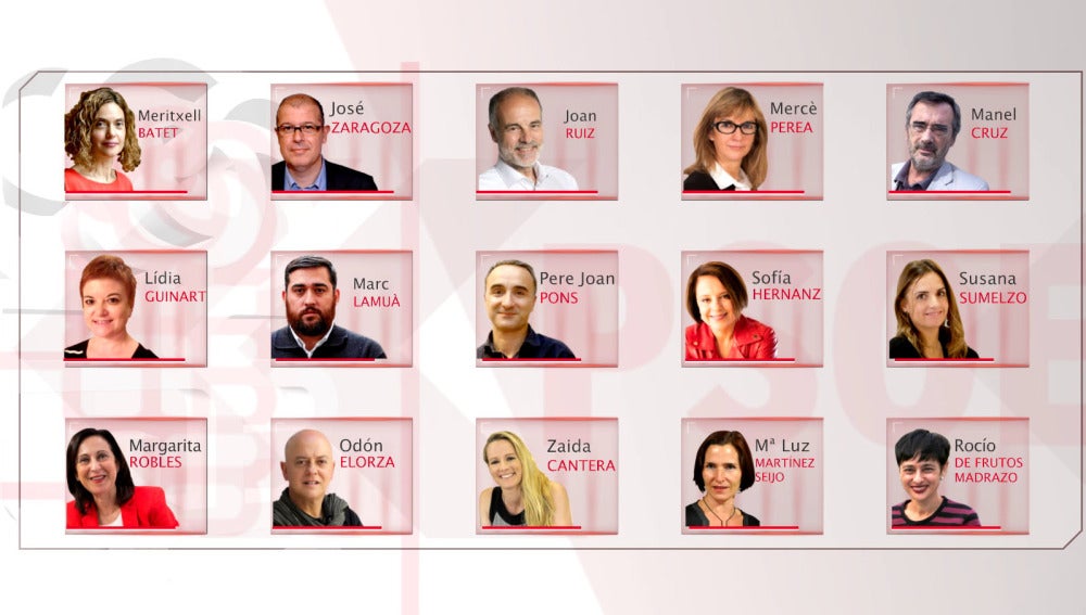 Los 15 diputados díscolos del PSOE que han roto la disciplina de voto