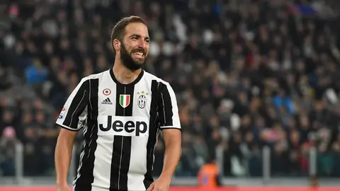 Higuaín, en un partido con la Juventus Higuaín, en un partido con la Juventus