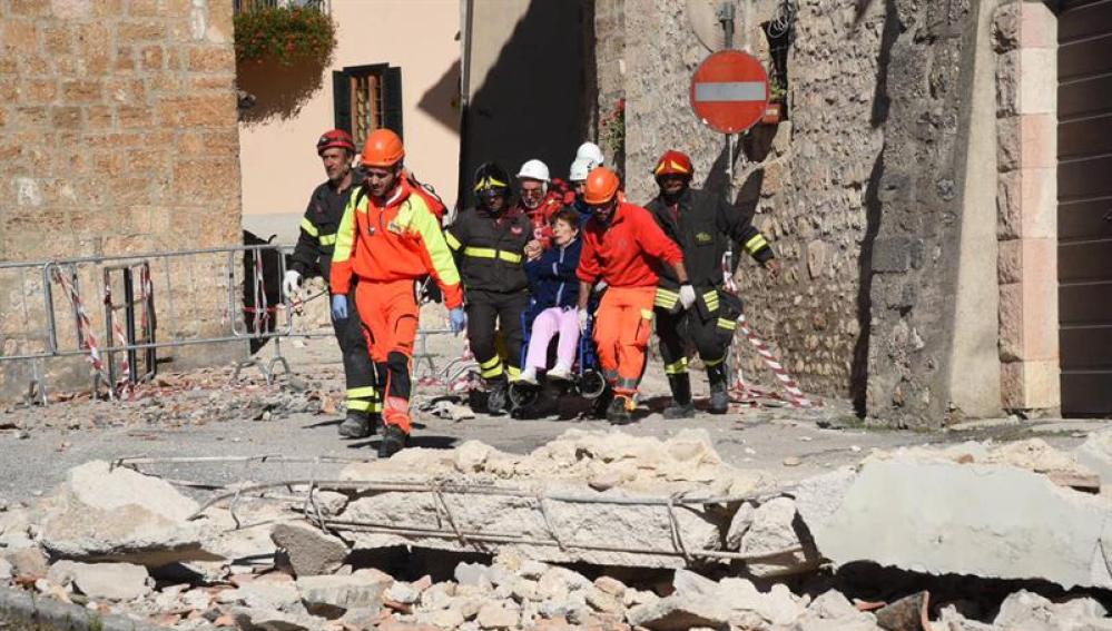 Las consecuencias del terremoto en Italia
