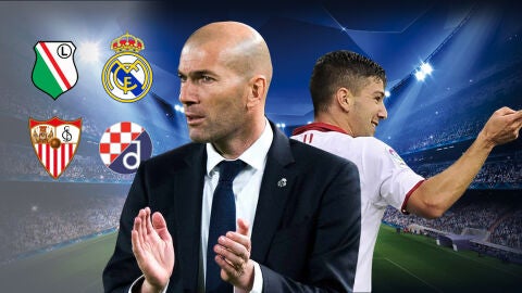 Legia - Real Madrid y Sevilla - Zagreb