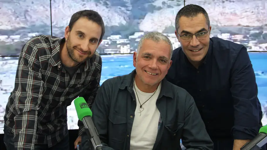Dani Rovira, Ramón Arroyo y Juan Ramón Lucas Dani Rovira, Ramón Arroyo y Juan Ramón Lucas