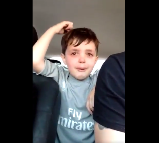 Internet: El vídeo viral de un niño que llora porque no quiere ser portero Internet: El vídeo viral de un niño que llora porque no quiere ser portero