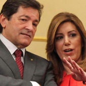 Susana Díaz y Javier Fernández