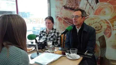 Luis Rei, portavoz de Marea Pontevedra en POntevedra na Onda Almorzo informativo na Devesa de Onda Cero Pontevedra