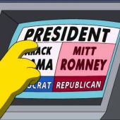 Homer vota por Romney