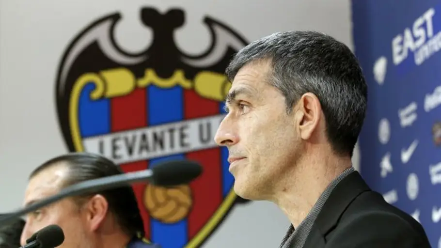 El entrenador del Levante, Juan Ramón López Muñiz. El entrenador del Levante, Juan Ramón López Muñiz.
