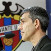El entrenador del Levante, Juan Ramón López Muñiz.