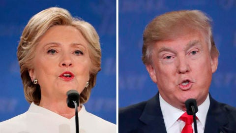 Hillary Clinton y Donald Trump, candidatos a la Presidencia de EEUU