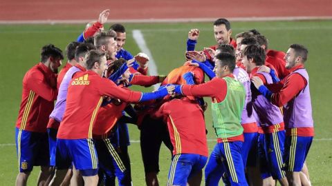 Los jugadores de la Selecci&oacute;n 