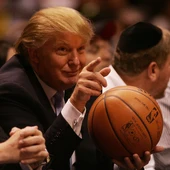 Donald Trump, en un partido de la NBA Donald Trump, en un partido de la NBA