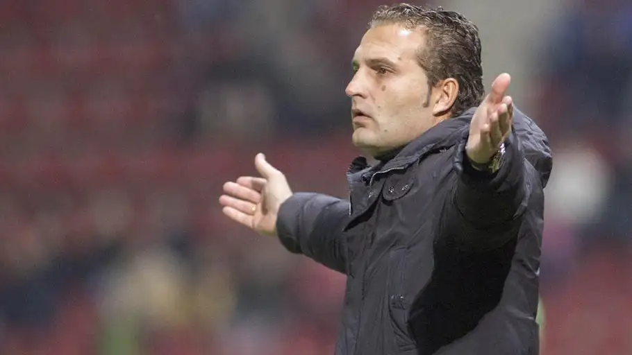 El entrenador del Rayo Vallecano, Rubén Baraja. El entrenador del Rayo Vallecano, Rubén Baraja.