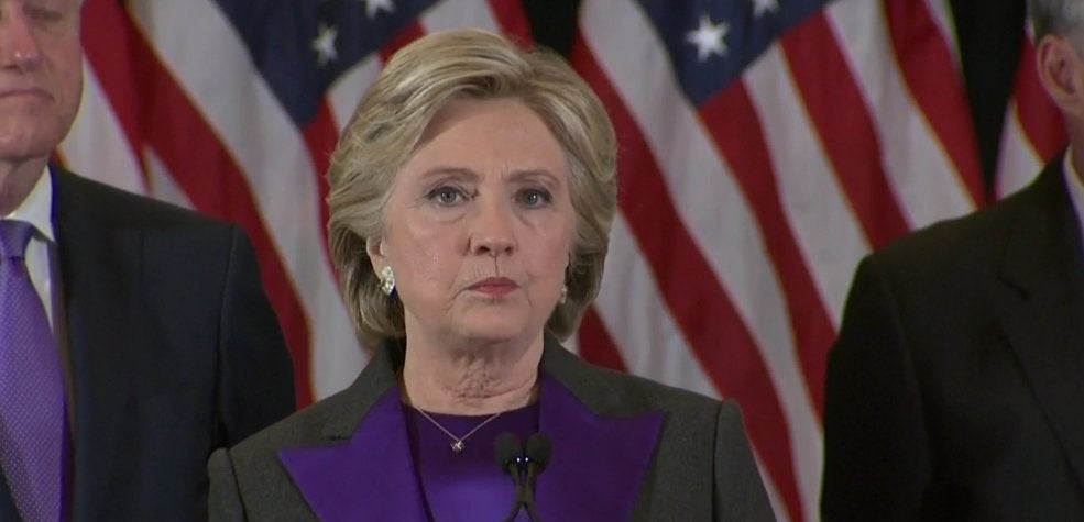 Hillary Clinton: "Lo siento, no es el resultado que queríamos ni por el que hemos trabajado" Hillary Clinton: "Lo siento, no es el resultado que queríamos ni por el que hemos trabajado"