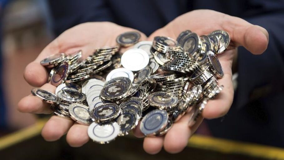 Monedas de cinco euros