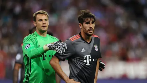 Javi Martínez, en un partido del Bayern Múnich Javi Martínez, en un partido del Bayern Múnich