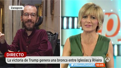 Pablo Echenique, durante una entrevista en Espejo P&uacute;blico