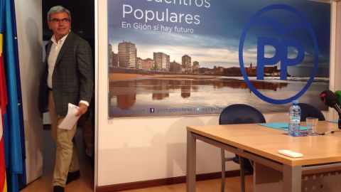 Mariano Mar&iacute;n, presidente del PP de Gij&oacute;n