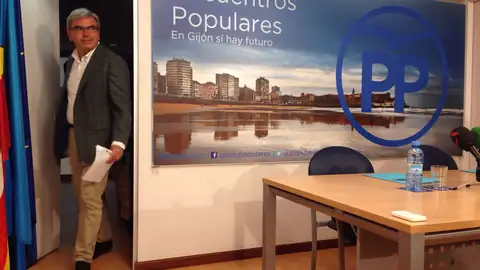 Mariano Marín, presidente del PP de Gijón Mariano Marín, presidente del PP de Gijón