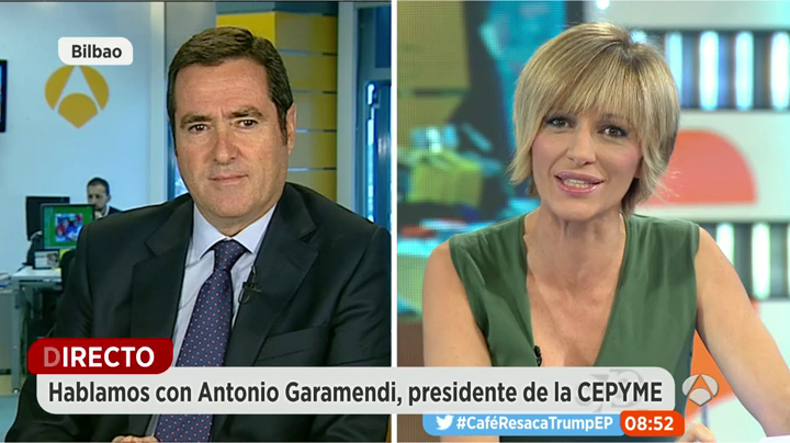 El presidente de CEPYME, sobre la victoria de Trump: "Los estadounidenses valoran mucho el éxito, el trabajo y el esfuerzo" El presidente de CEPYME, sobre la victoria de Trump: "Los estadounidenses valoran mucho el éxito, el trabajo y el esfuerzo"