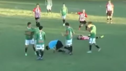 Agresi&oacute;n al colegiado V&iacute;ctor Trejo