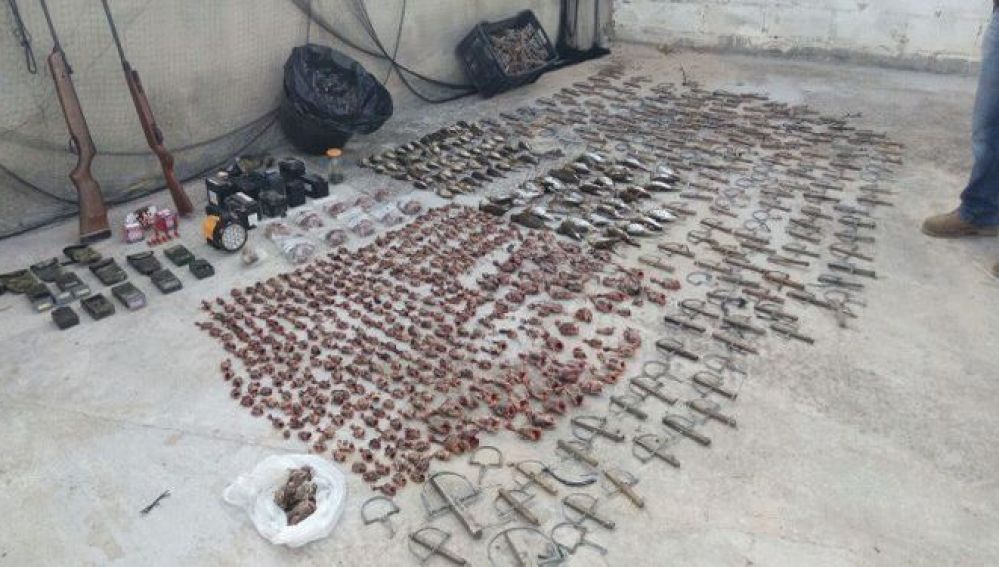 Tres detenidos por capturar 836 aves fringílidas para venderlas como "pajaritos fritos"