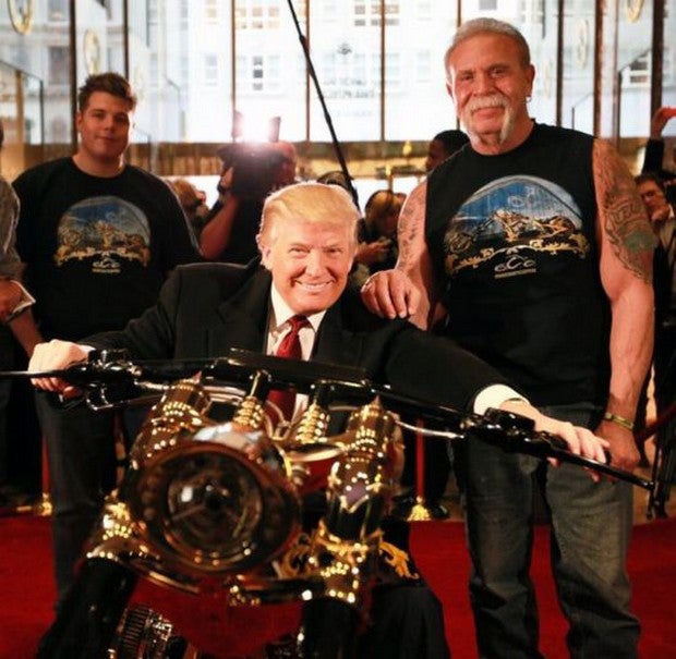 La espectacular moto 'presidencial' de Donald Trump fabricada con oro puro de 24 quilates La espectacular moto 'presidencial' de Donald Trump fabricada con oro puro de 24 quilates