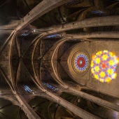 Misterioso efecto lumínico en la Catedral de Palma (11-11-2016)