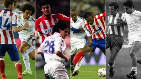 Diferentes im&aacute;genes de derbis en el Calder&oacute;n