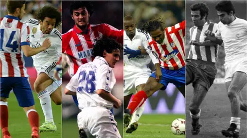 Diferentes imágenes de derbis en el Calderón Diferentes imágenes de derbis en el Calderón