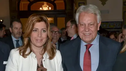 Susana Díaz y Felipe González Susana Díaz y Felipe González