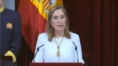 Ana Pastor durante su discurso en el Congreso Ana Pastor durante su discurso en el Congreso