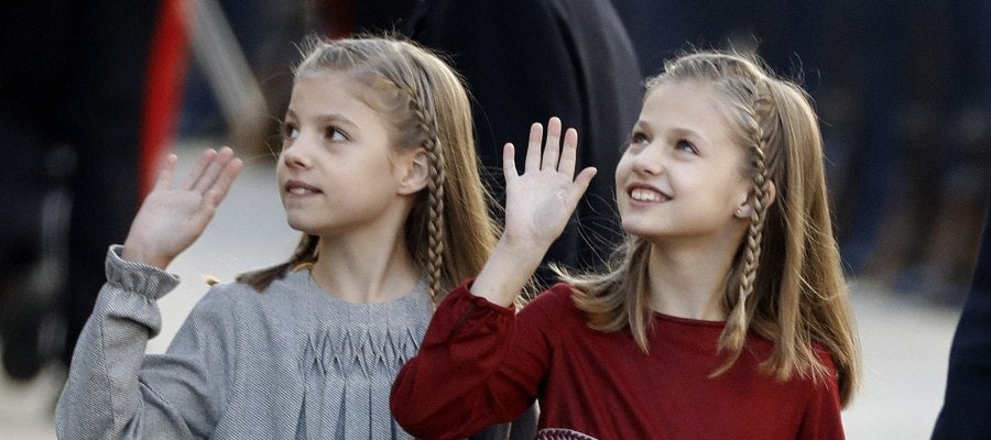 La princesa de Asturias Leonor y la Infanta Sofía La princesa de Asturias Leonor y la Infanta Sofía