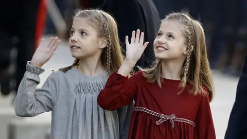 La princesa de Asturias Leonor y la Infanta Sofía La princesa de Asturias Leonor y la Infanta Sofía